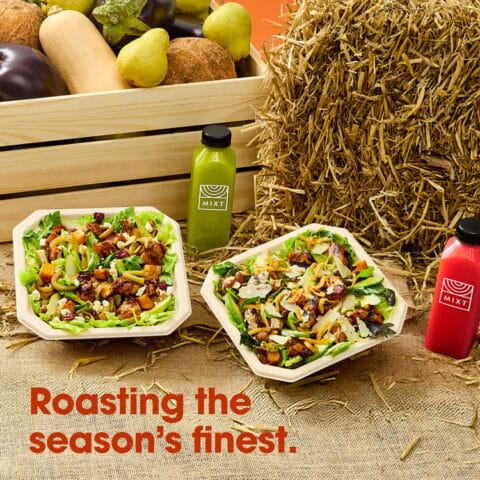 Roasting the season's finest, Brussie salad and Sonoma salad