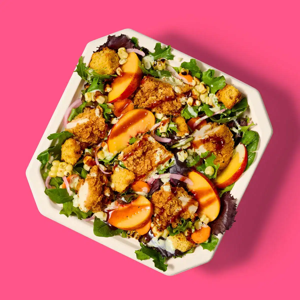 Peachy salad