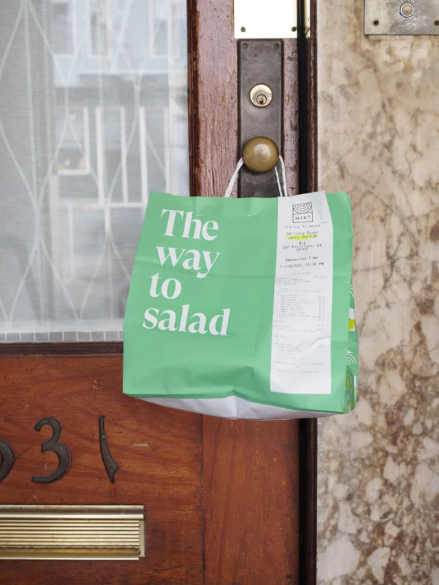 Stay warm and cozy inside with MIXT delivery. Straight from our kitchen to your doorstep.