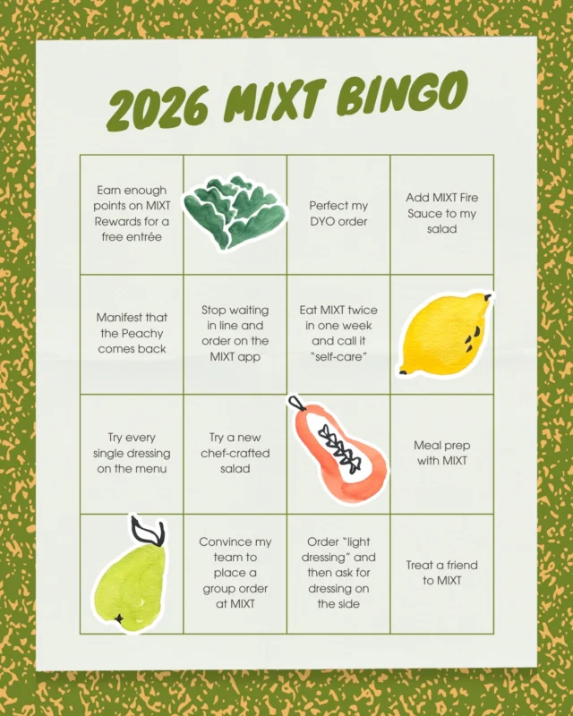 What’s on your bingo card for 2026?