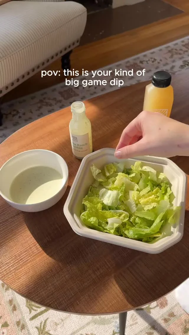 Game day rule #1: Don’t fumble the dip.