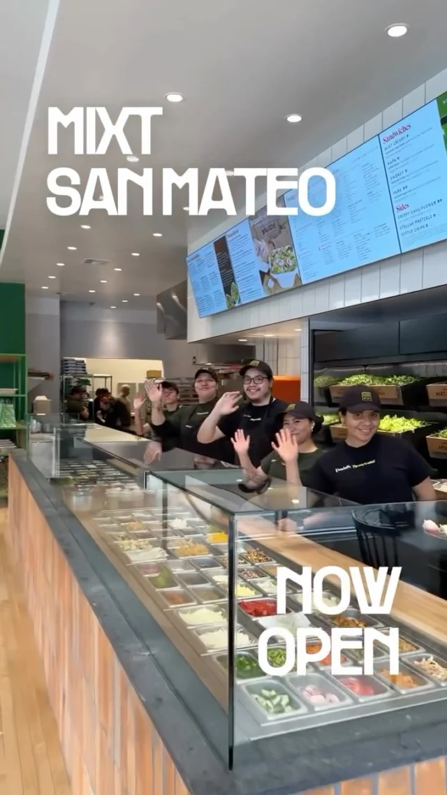 It’s go time, San Mateo. We’re officially open.See our stories for our opening week lineup, including MIXT BAGGU giveaways, free fitness classes, and a citywide scavenger hunt.📍B Street + 3rd Ave, San Mateo, CA
