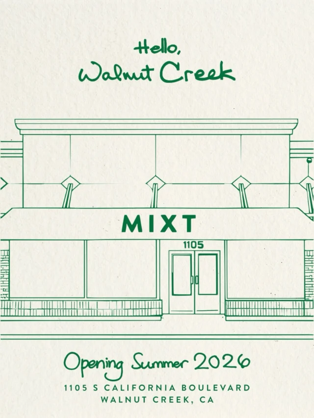 It’s happening. Walnut Creek, we’ll see you soon!Tag your lunch date below👇