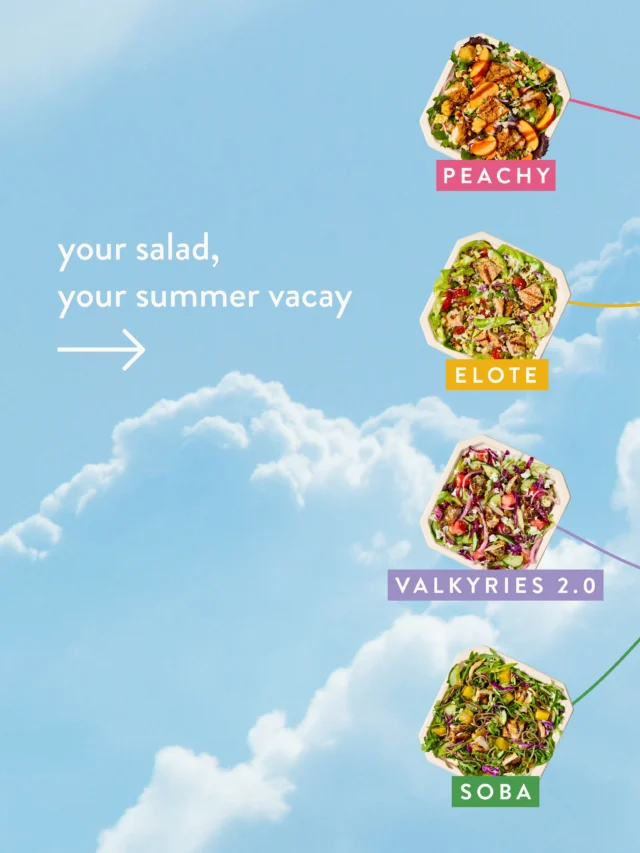 Where is your favorite salad taking you?✈️